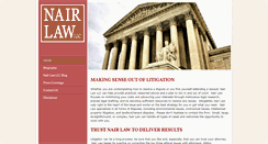 Desktop Screenshot of nairlawllc.com